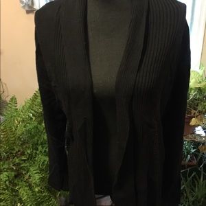 Black cardigan